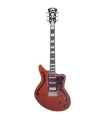 Guitarra eléctrica semisólida D'Angelico Deluxe Bedford SH Matte Walnut
