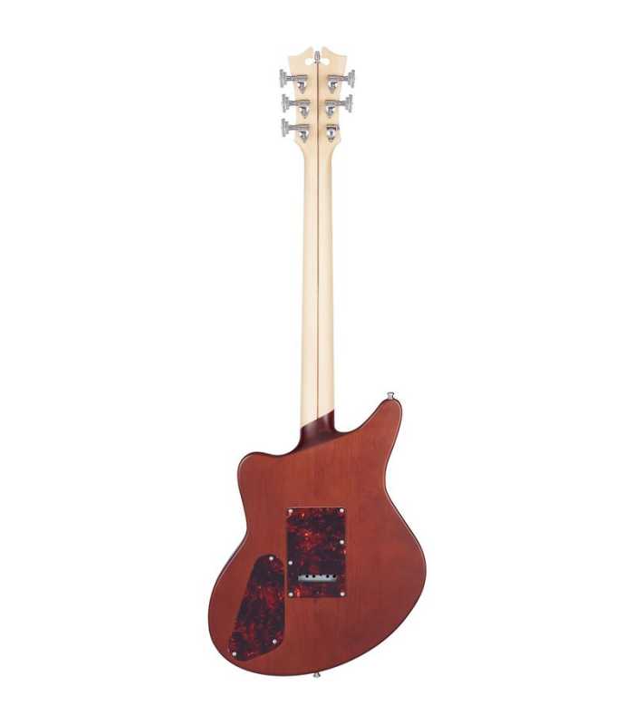 Guitarra eléctrica semisólida D'Angelico Deluxe Bedford SH Matte Walnut