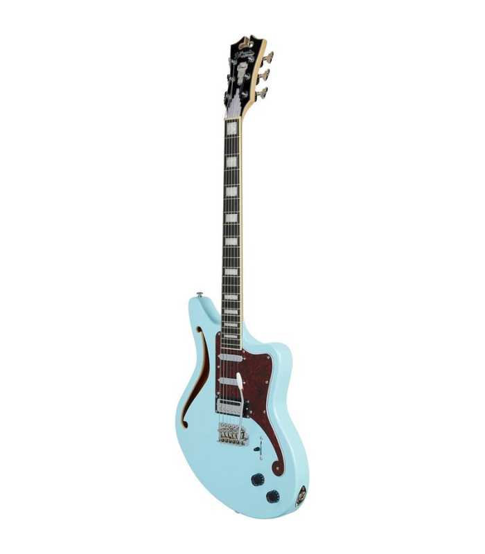 Guitare électrique semi-solide D'Angelico Premier Bedford SH Sky Blue