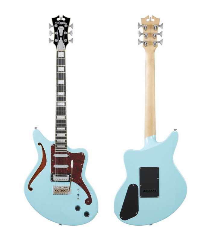 Guitarra eléctrica semi-sólida D'Angelico Premier Bedford SH Sky Blue
