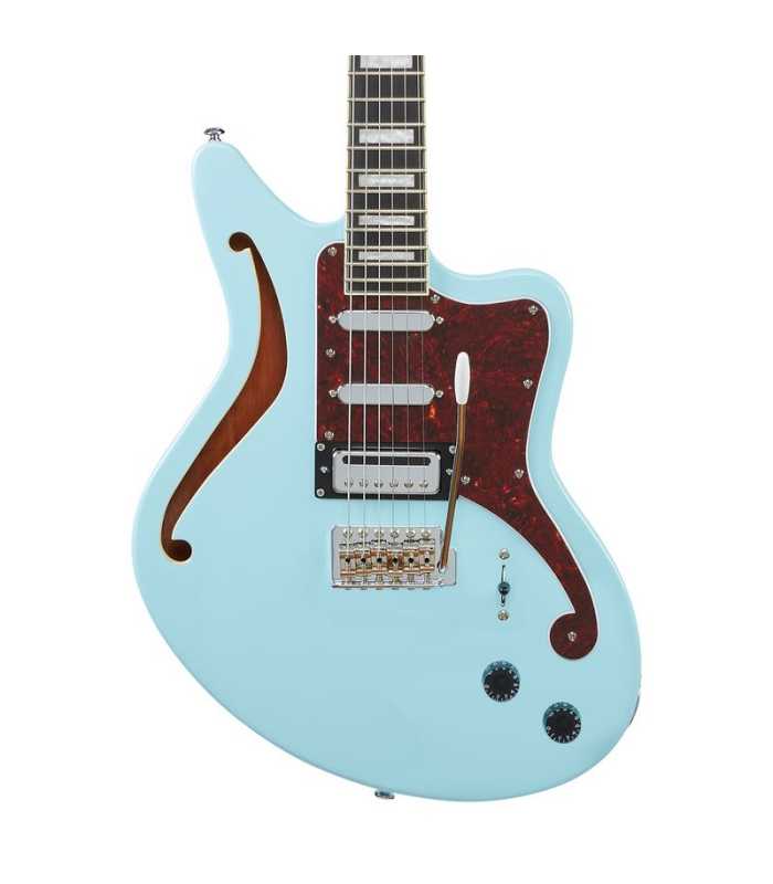Guitarra eléctrica semi-sólida D'Angelico Premier Bedford SH Sky Blue