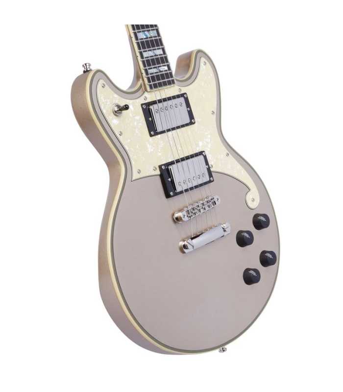 Guitare électrique D'Angelico Deluxe Brighton Desert Gold