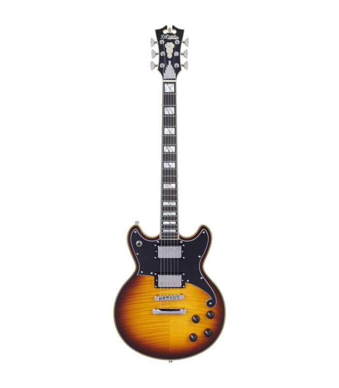 Guitare électrique D'Angelico Deluxe Brighton Vintage Sunburst