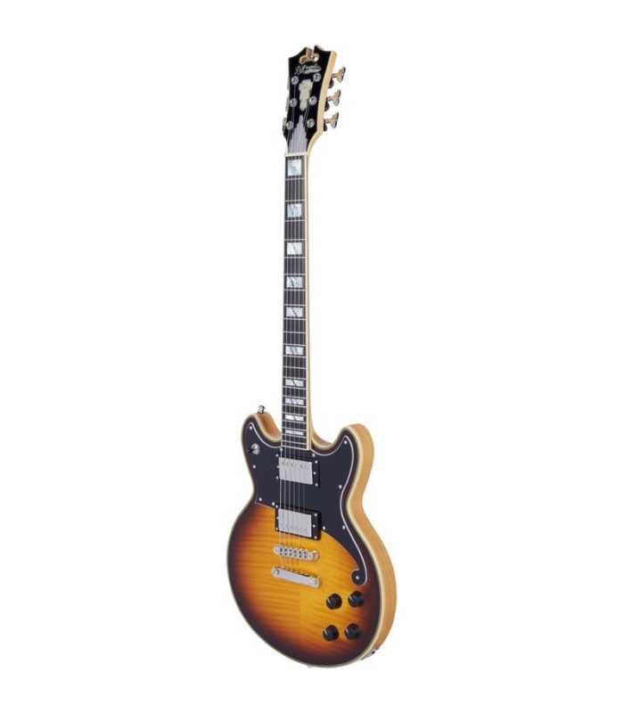 Guitare électrique D'Angelico Deluxe Brighton Vintage Sunburst