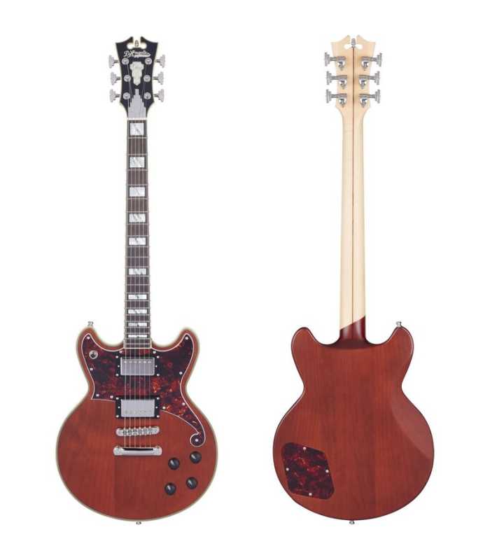 Guitarra eléctrica D'Angelico Deluxe Brighton Matte Walnut