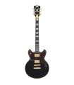 Guitarra eléctrica D'Angelico Deluxe Brighton Solid Black