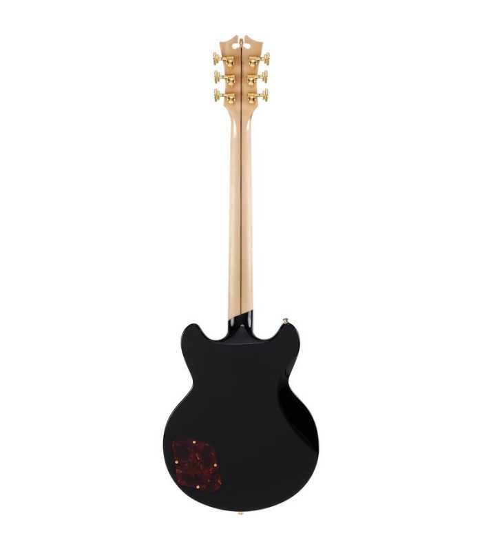 Guitare électrique D'Angelico Deluxe Brighton Solid Black