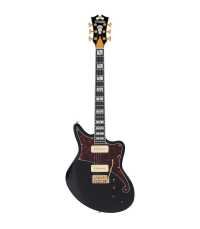 Guitarra eléctrica D'Angelico Deluxe Bedford Solid Black