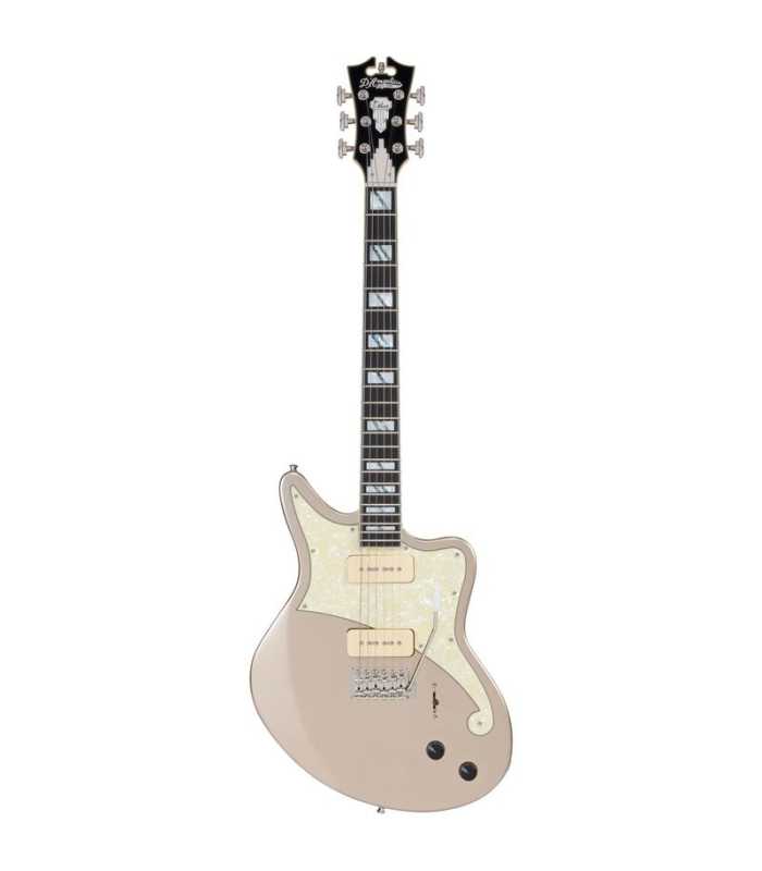 Guitare électrique D'Angelico Deluxe Bedford Desert Gold