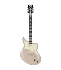 Guitare électrique D'Angelico Deluxe Bedford Desert Gold