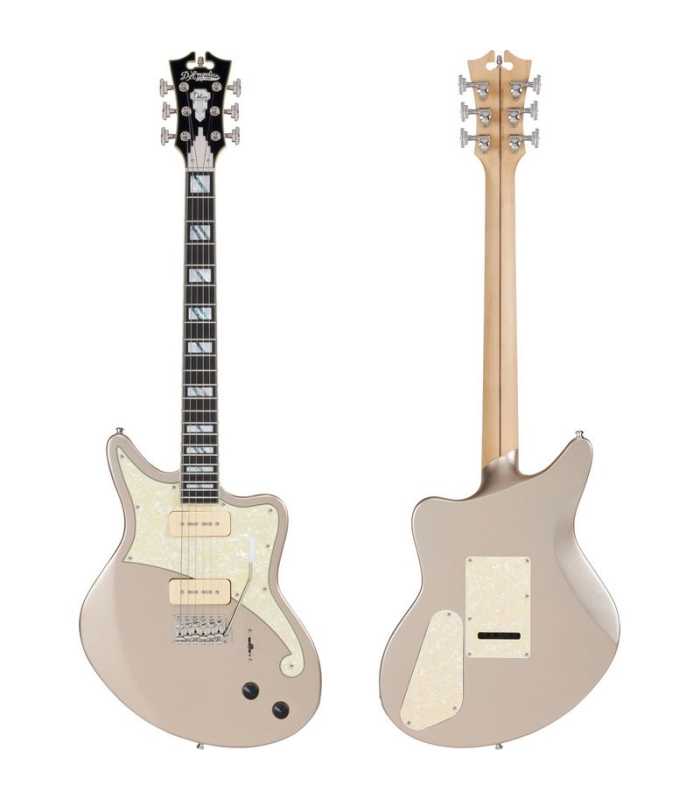 Guitare électrique D'Angelico Deluxe Bedford Desert Gold