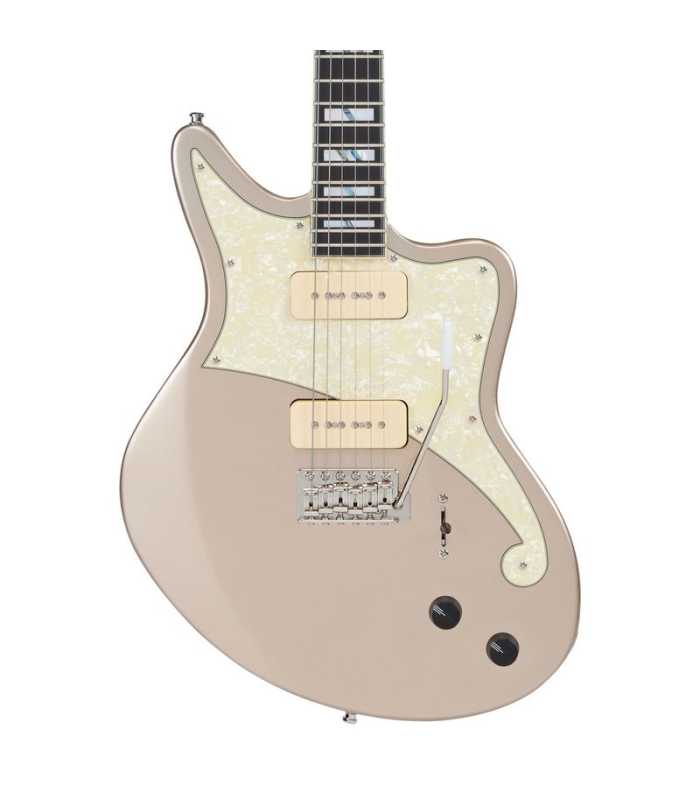 Guitare électrique D'Angelico Deluxe Bedford Desert Gold