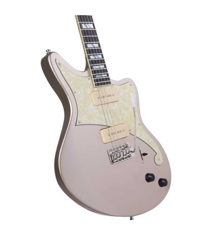 Guitare électrique D'Angelico Deluxe Bedford Desert Gold