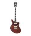 Guitare électrique D'Angelico Deluxe Bedford Matte Walnut
