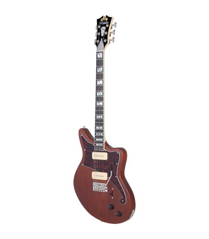 Guitare électrique D'Angelico Deluxe Bedford Matte Walnut