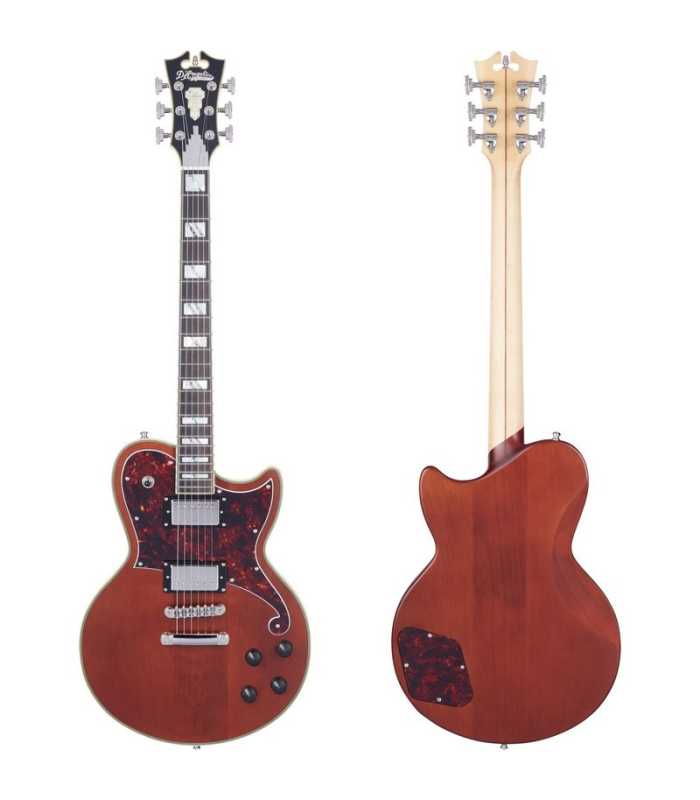 Guitare électrique D'Angelico Deluxe Atlantic Matte Walnut
