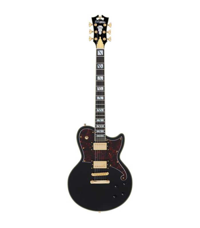 Guitarra eléctrica D'Angelico Deluxe Atlantic Solid Black