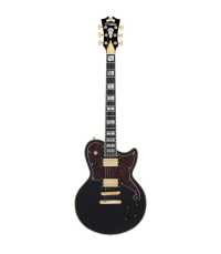 Guitare électrique D'Angelico Deluxe Atlantic Solid Black