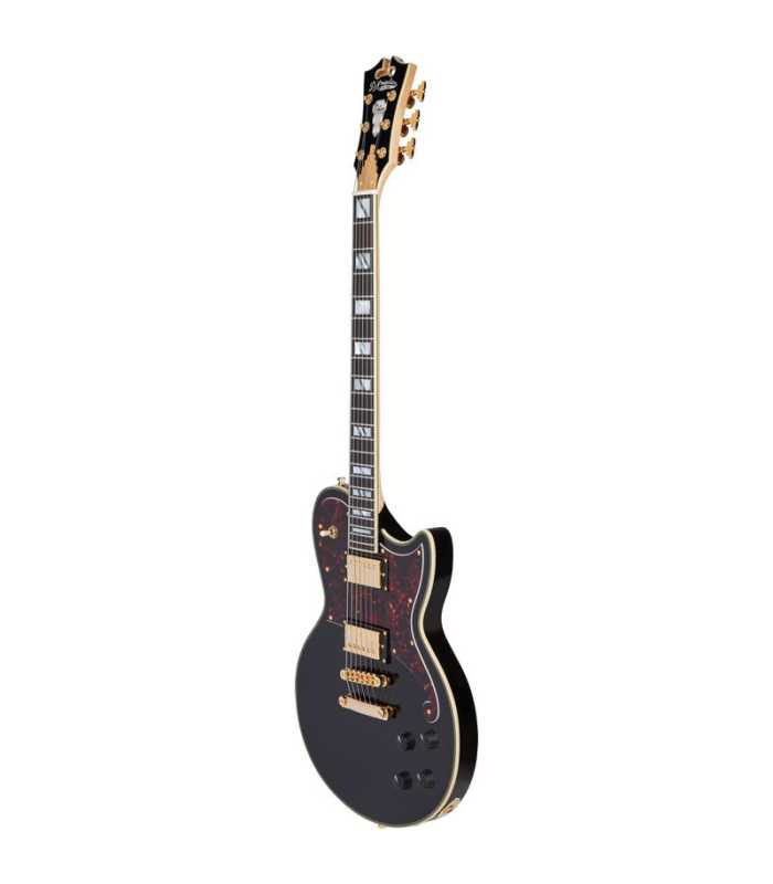 Guitarra eléctrica D'Angelico Deluxe Atlantic Solid Black