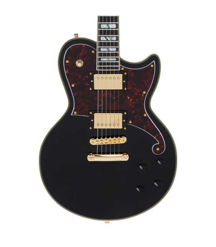Guitarra eléctrica D'Angelico Deluxe Atlantic Solid Black