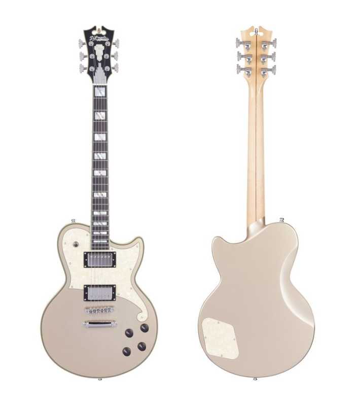 Guitare électrique D'Angelico Deluxe Atlantic Desert Gold