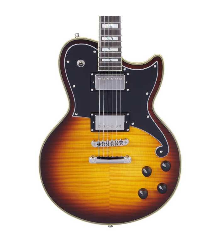 Guitare électrique D'Angelico Deluxe Atlantic Vintage Sunburst