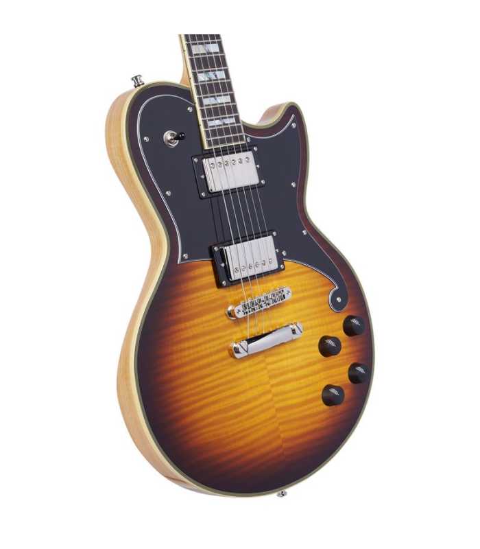 Guitare électrique D'Angelico Deluxe Atlantic Vintage Sunburst