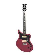 Guitare électrique D'Angelico Premier Bedford Oxblood