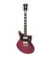 Guitare électrique D'Angelico Premier Bedford Oxblood