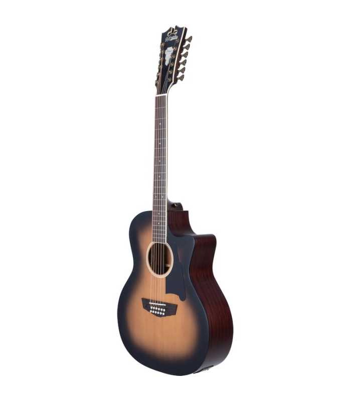 Guitarra electroacústica de 12 cuerdas D'Angelico Premier Fulton en Aged Burst
