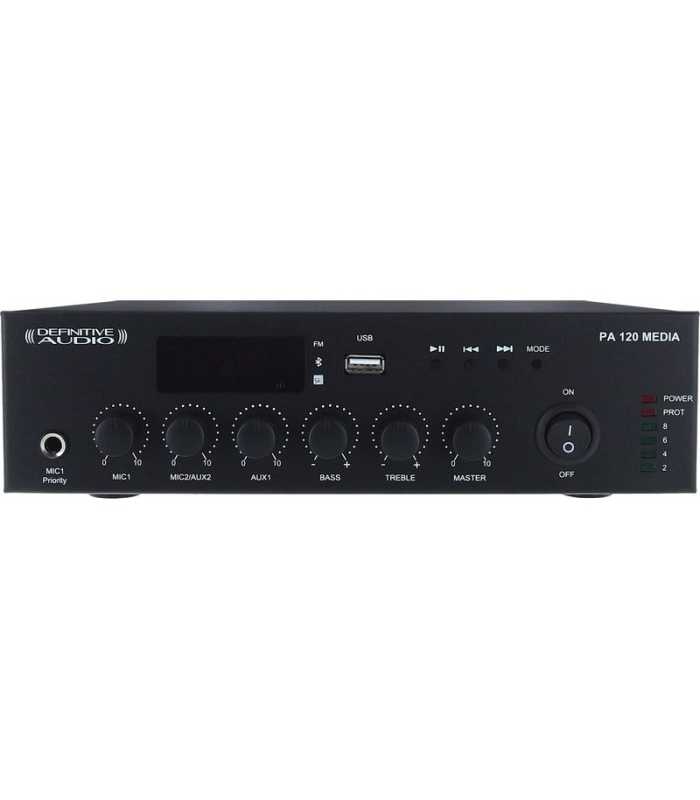Ampli Media 120W Definitive Audio PA 120 Media
