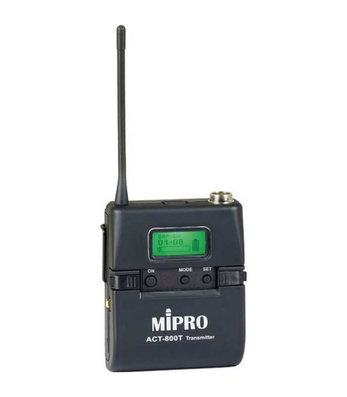 Émetteur Ceinture Large Bande Numérique UHF Mipro ACT-800T