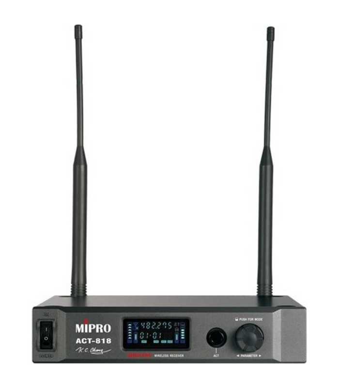 Récepteur à canal unique large bande numérique UHF Mipro ACT-818