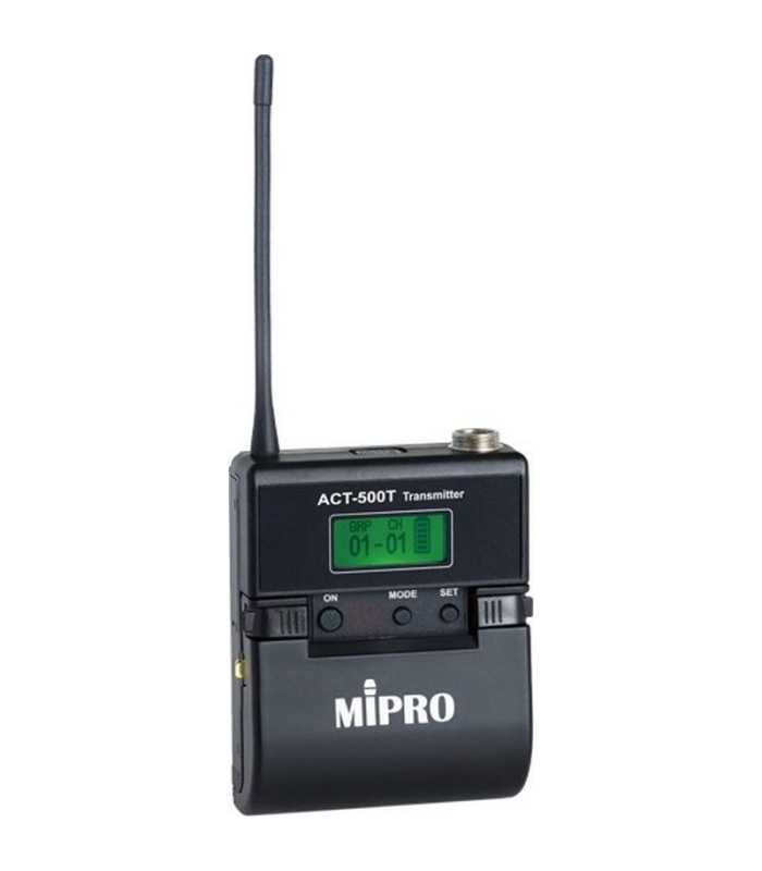 Transmisor de Cinturón de Banda Ancha Digital UHF Mipro ACT-800T