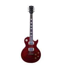 Guitare électrique Tokaï LS-101Q SDR See Through Dark Red