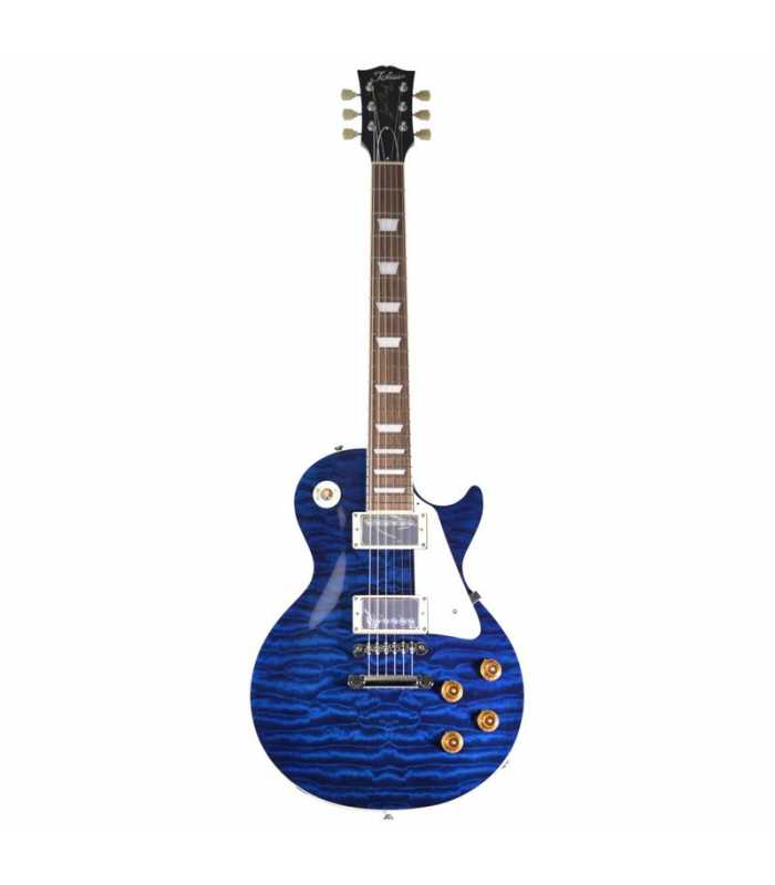 Guitare électrique Tokaï LS-101Q Indigo Blue