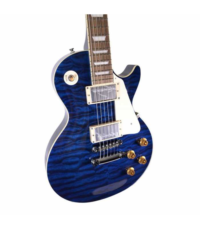 Guitarra eléctrica Tokai LS-101Q Indigo Blue