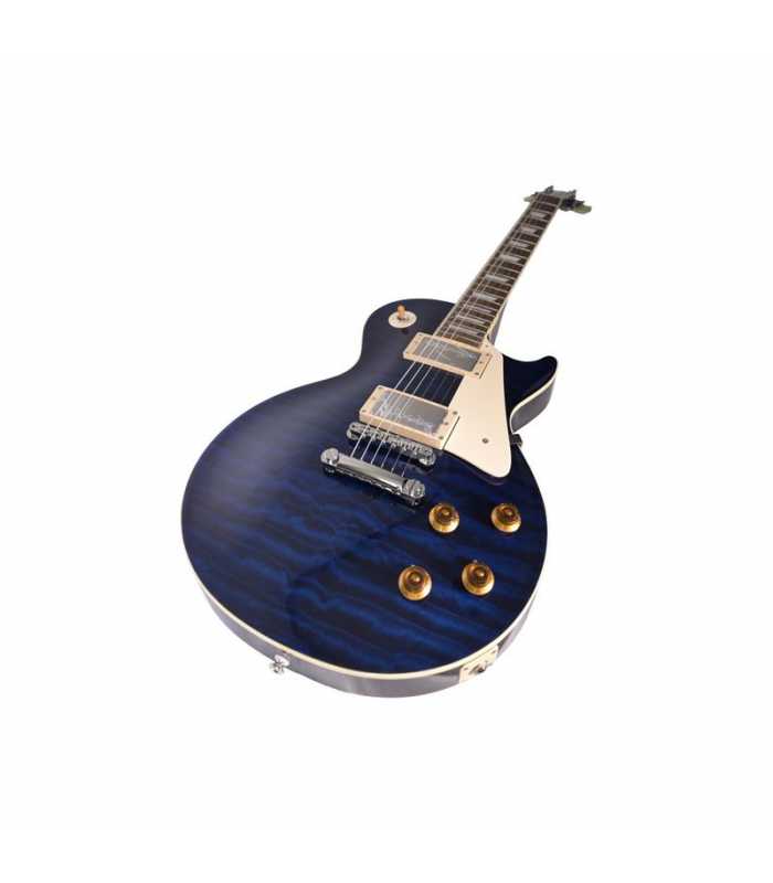 Guitarra eléctrica Tokai LS-101Q Indigo Blue