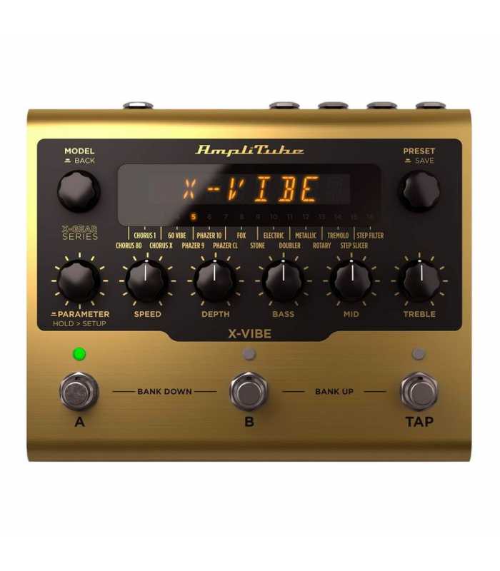 Pédale de modulation IK Multimédia AmpliTube X-VIBE
