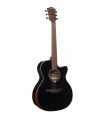 Guitare électro acoustique LÂG T118ABCE-BLK
