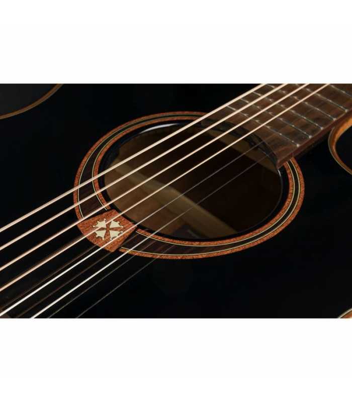 Guitare électro acoustique LÂG T118ABCE-BLK