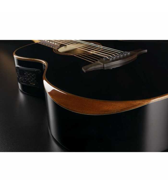 Guitare électro acoustique LÂG T118ABCE-BLK