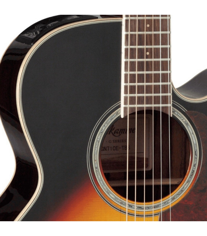 TAKAMINE AUDITORIUM GN71 BROWN SUNBURST
